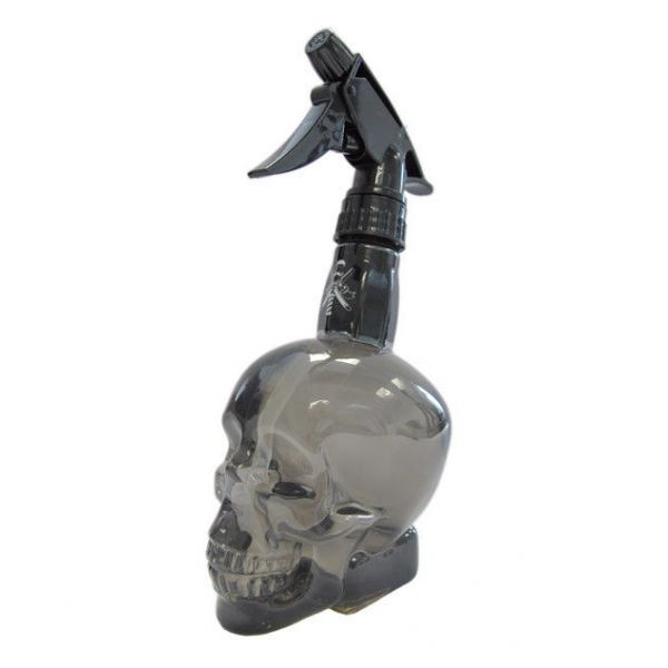 Pulverizator frizerie Skull Design Water Spray Bottle - Grey 600 ml
